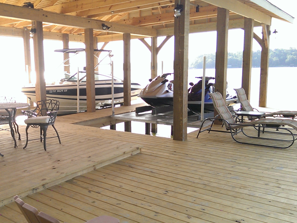 Boat and PWC Lifts on Lake Cypress Springs